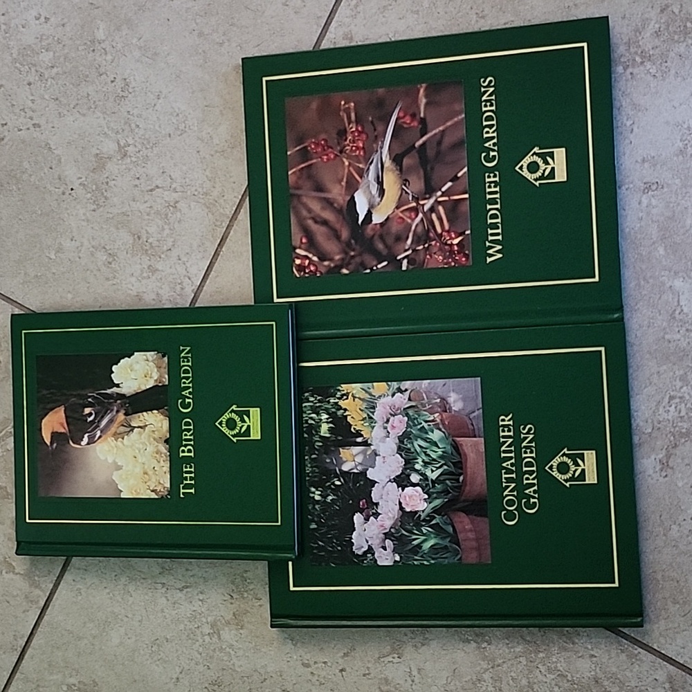 Set of 3 National Home Gardening Club Books